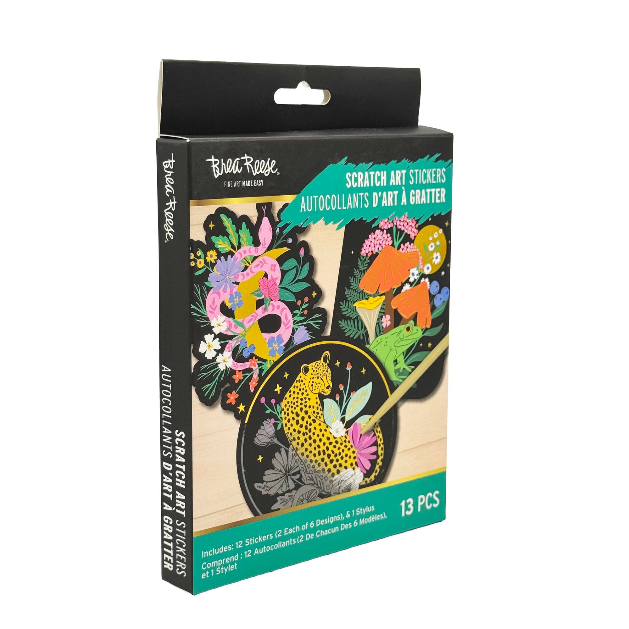 Brea Reese™ Mythical Animals Scratch Art Stickers